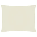 vidaXL krémszínű téglalap alakú oxford-szövet napvitorla 6 x 7 m