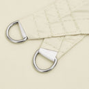 vidaXL krémszínű háromszögű oxford-szövet napvitorla 4,5 x 4,5 x 4,5 m