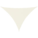 vidaXL krémszínű háromszögű oxford-szövet napvitorla 5 x 7 x 7 m