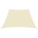 vidaXL krémszínű trapéz alakú oxford-szövet napvitorla 3/5 x 4 m
