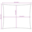 vidaXL fehér téglalap alakú oxford-szövet napvitorla 2 x 2,5 m