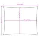 vidaXL fehér téglalap alakú oxford-szövet napvitorla 4 x 5 m