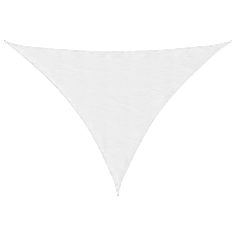 vidaXL fehér háromszögű oxford-szövet napvitorla 3,5 x 3,5 x 4,9 m