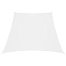 vidaXL fehér trapéz alakú oxford-szövet napvitorla 2/4 x 3 m