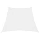 vidaXL fehér trapéz alakú oxford szövet napvitorla 3/4 x 3 m