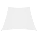 vidaXL fehér trapéz alakú oxford-szövet napvitorla 3/5 x 4 m