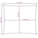 vidaXL terrakotta téglalap alakú oxford-szövet napvitorla 2 x 2,5 m