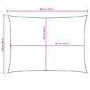 vidaXL terrakotta téglalap alakú oxford-szövet napvitorla 2,5 x 4 m