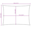 vidaXL terrakotta téglalap alakú oxford-szövet napvitorla 2,5 x 4,5 m