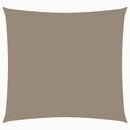 vidaXL tópszínű négyzet alakú oxford-szövet napvitorla 2,5 x 2,5 m