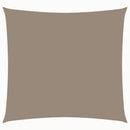 vidaXL tópszínű négyzet alakú oxford-szövet napvitorla 5 x 5 m