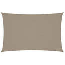 vidaXL tópszínű téglalap alakú oxford-szövet napvitorla 2,5 x 5 m