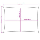 vidaXL tópszínű téglalap alakú oxford-szövet napvitorla 3 x 4,5 m