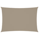 vidaXL tópszínű téglalap alakú oxford-szövet napvitorla 3 x 5 m