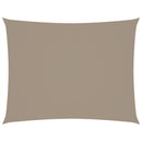 vidaXL tópszínű téglalap alakú oxford-szövet napvitorla 3,5 x 4,5 m
