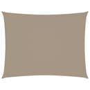 vidaXL tópszínű téglalap alakú oxford-szövet napvitorla 3,5 x 5 m