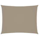 vidaXL tópszínű téglalap alakú oxford-szövet napvitorla 4 x 5 m