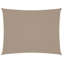 vidaXL tópszínű téglalap alakú oxford-szövet napvitorla 4 x 6 m