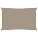 vidaXL tópszínű téglalap alakú oxford-szövet napvitorla 4 x 7 m