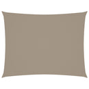 vidaXL tópszínű téglalap alakú oxford-szövet napvitorla 5 x 6 m