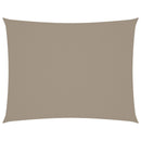 vidaXL tópszínű téglalap alakú oxford-szövet napvitorla 5 x 7 m
