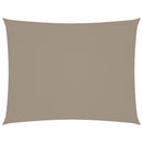 vidaXL tópszínű téglalap alakú oxford-szövet napvitorla 6 x 7 m