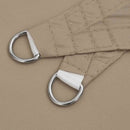 vidaXL tópszínű háromszögű oxford-szövet napvitorla 3,5 x 3,5 x 4,9 m