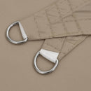 vidaXL tópszínű háromszög alakú oxford-szövet napvitorla 4 x 4 x 4 m