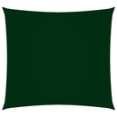 vidaXL sötétzöld négyzet alakú oxford-szövet napvitorla 2 x 2 m