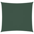vidaXL sötétzöld négyzet alakú oxford-szövet napvitorla 3,6 x 3,6 m