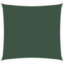 vidaXL sötétzöld négyzet alakú oxford-szövet napvitorla 4,5 x 4,5 m