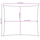 vidaXL sötétzöld téglalap alakú oxford-szövet napvitorla 2 x 2,5 m