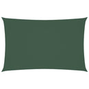 vidaXL sötétzöld téglalap alakú oxford-szövet napvitorla 2 x 5 m