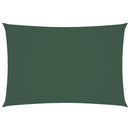 vidaXL sötétzöld téglalap alakú oxford-szövet napvitorla 2,5 x 4,5 m