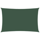 vidaXL sötétzöld téglalap alakú oxford-szövet napvitorla 2,5 x 5 m