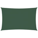 vidaXL sötétzöld téglalap alakú oxford-szövet napvitorla 4 x 7 m