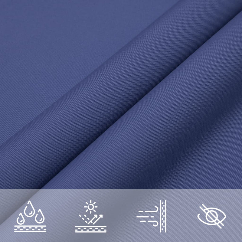 vidaXL kék háromszögű oxford-szövet napvitorla 2,5 x 2,5 x 3,5 m