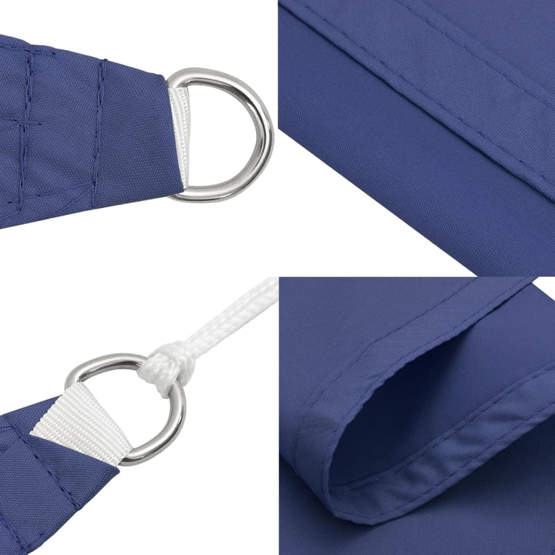 vidaXL kék háromszögű oxford-szövet napvitorla 3,6 x 3,6 x 3,6 m