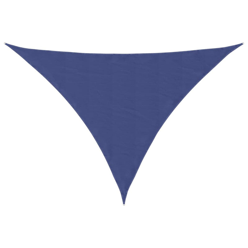 vidaXL kék háromszögű oxford-szövet napvitorla 3,5 x 3,5 x 4,9 m