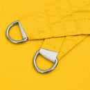 vidaXL sárga háromszög alakú oxford-szövet napvitorla 4 x 5 x 5 m