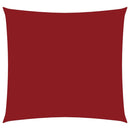 vidaXL piros négyzet alakú oxford-szövet napvitorla 3 x 3 m