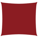 vidaXL piros négyzet alakú oxford-szövet napvitorla 3,6 x 3,6 m