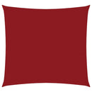 vidaXL piros négyzet alakú oxford-szövet napvitorla 4 x 4 m