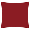 vidaXL piros négyzet alakú oxford-szövet napvitorla 7 x 7 m