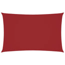 vidaXL piros téglalap alakú oxford-szövet napvitorla 2,5 x 5 m