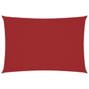 vidaXL piros téglalap alakú oxford-szövet napvitorla 3 x 5 m