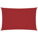 vidaXL piros téglalap alakú oxford-szövet napvitorla 4 x 7 m