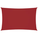 vidaXL piros téglalap alakú oxford-szövet napvitorla 5 x 8 m