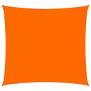 vidaXL narancssárga négyzet alakú oxford-szövet napvitorla 3 x 3 m