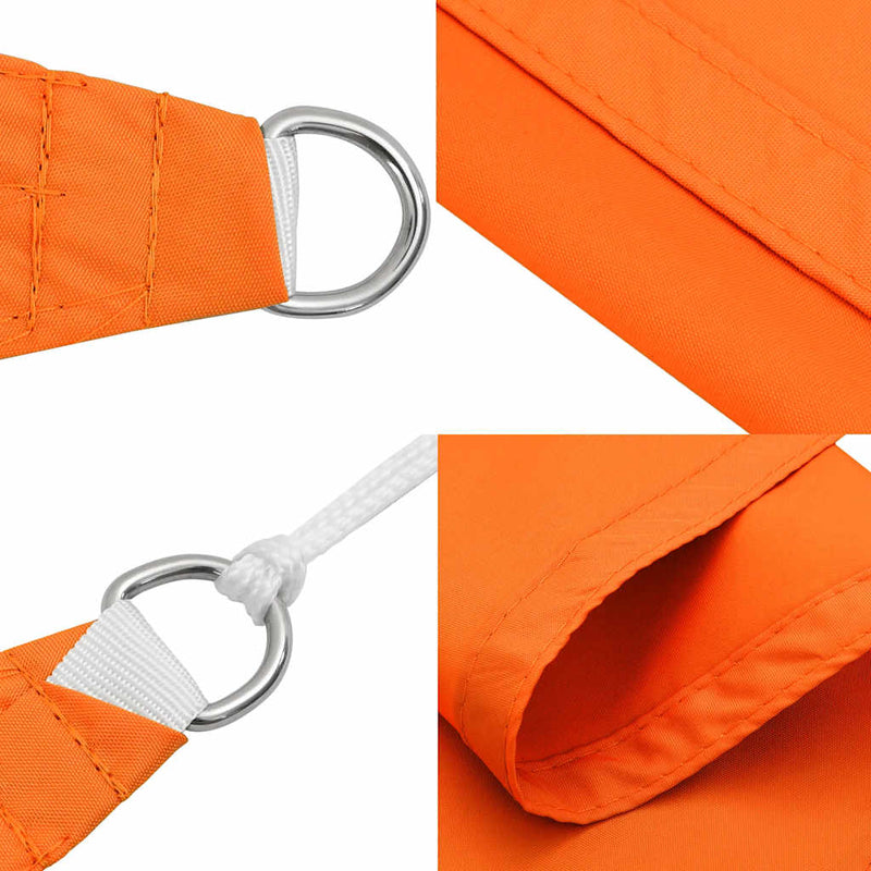 vidaXL narancssárga téglalap alakú oxford-szövet napvitorla 2 x 3,5 m